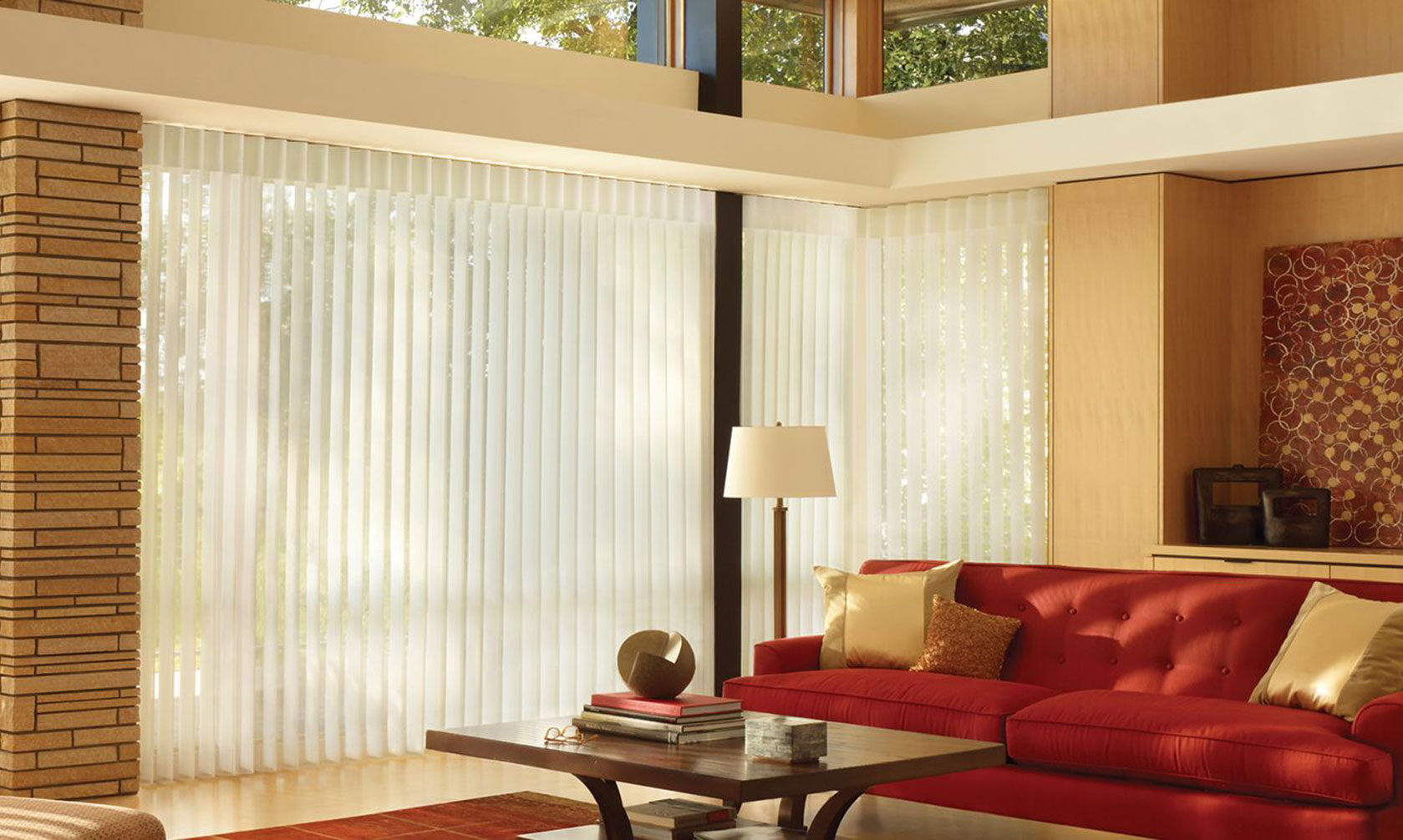 Photo of Verticle Blinds available from Northshore Window Works